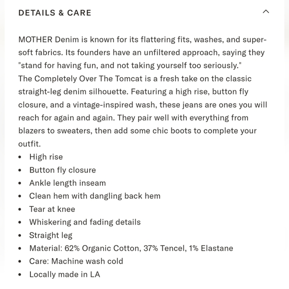 Mother The Tomcat Jeans In Completely Over Wash - Picture 11 of 12